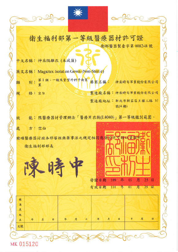 Level 1 Medical Equipment License