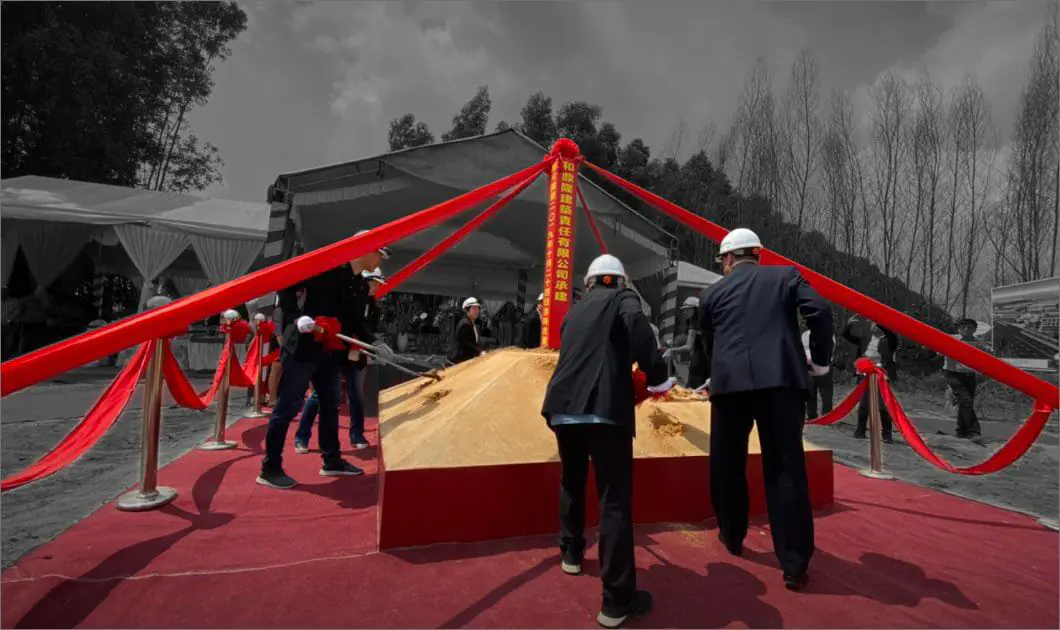Groundbreaking of Vietnam factory