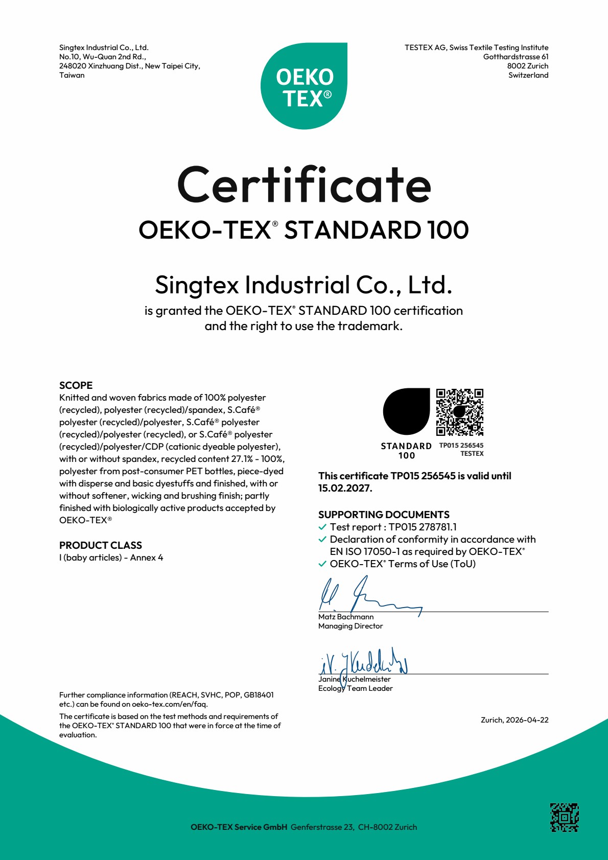 OEKO-TEX STANDARD 100_2