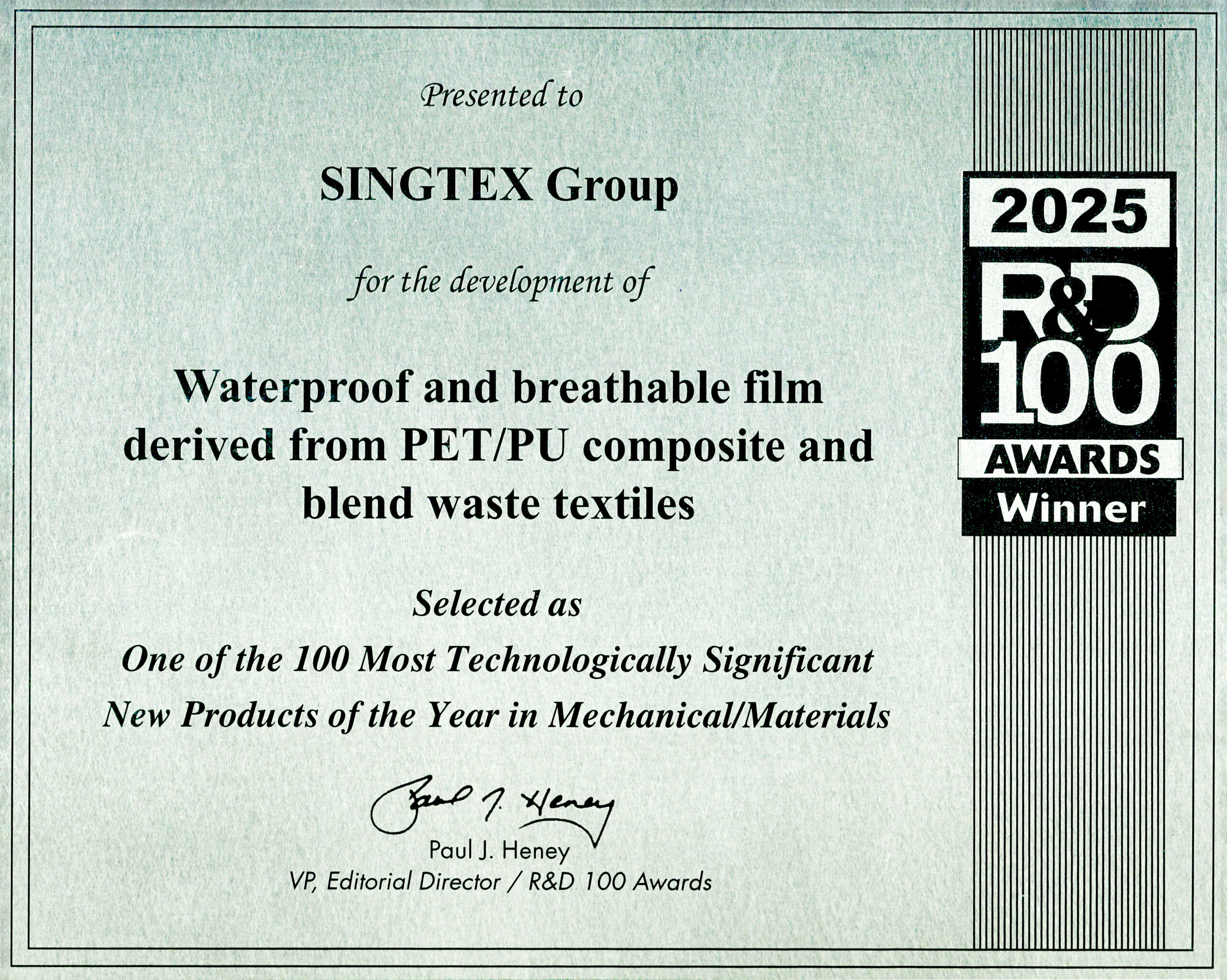 2025 R&D 100 Awards / 2025 RD100