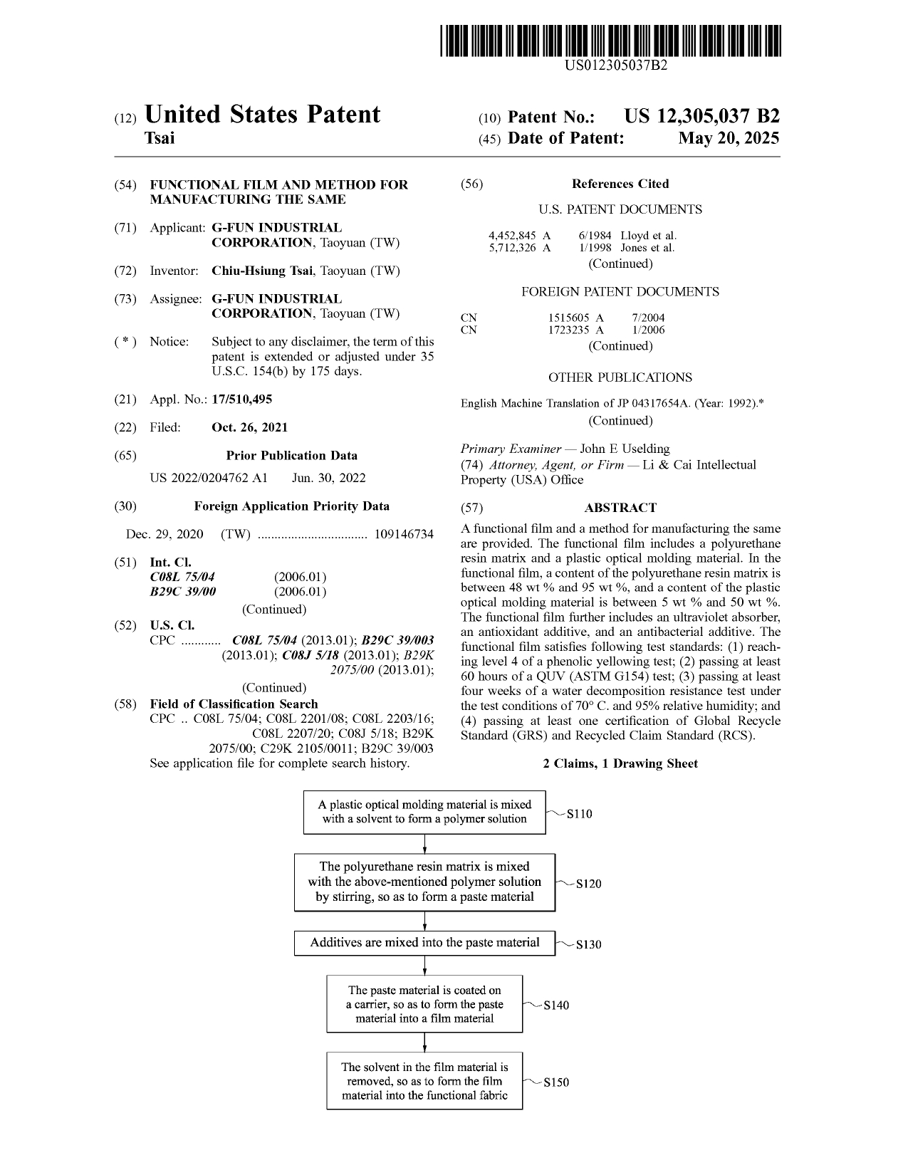 GRx US Patent